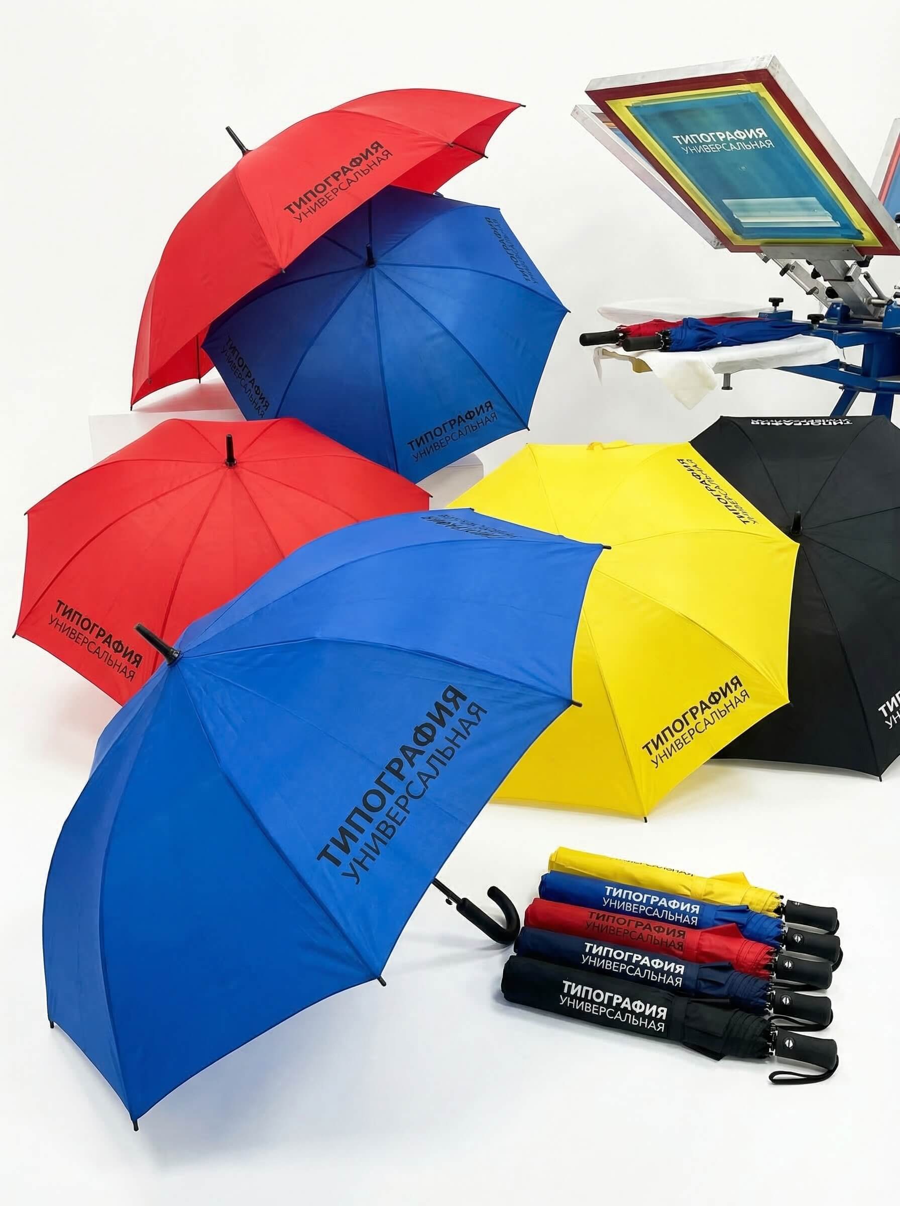 Печать на зонтах
